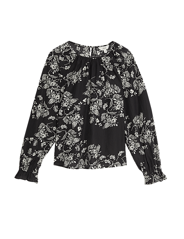 Lyocell Rich Printed Blouse