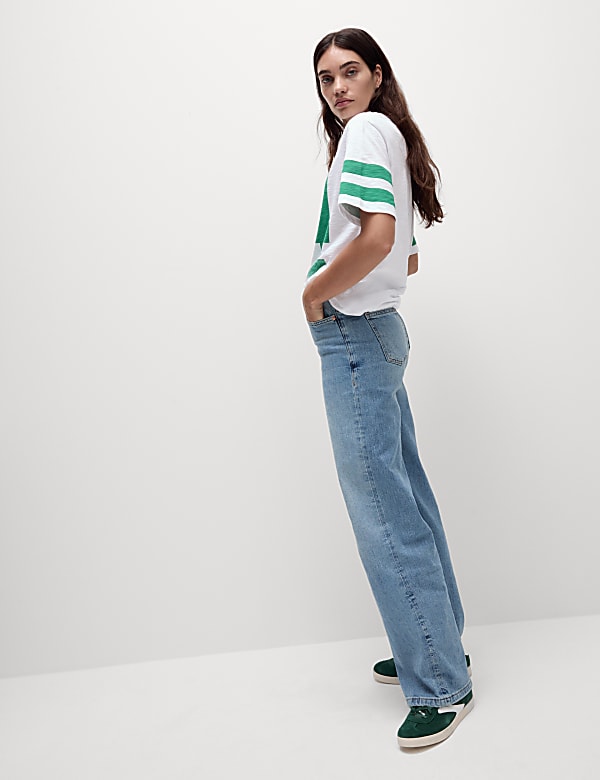 Pure Cotton Slogan T-Shirt