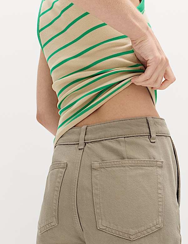 Secret Support&trade; Cotton Rich Striped Bra Vest