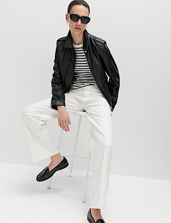 מארז 3 חולצות טי מבד ריב עשיר בכותנה בגזרה צרה - IL