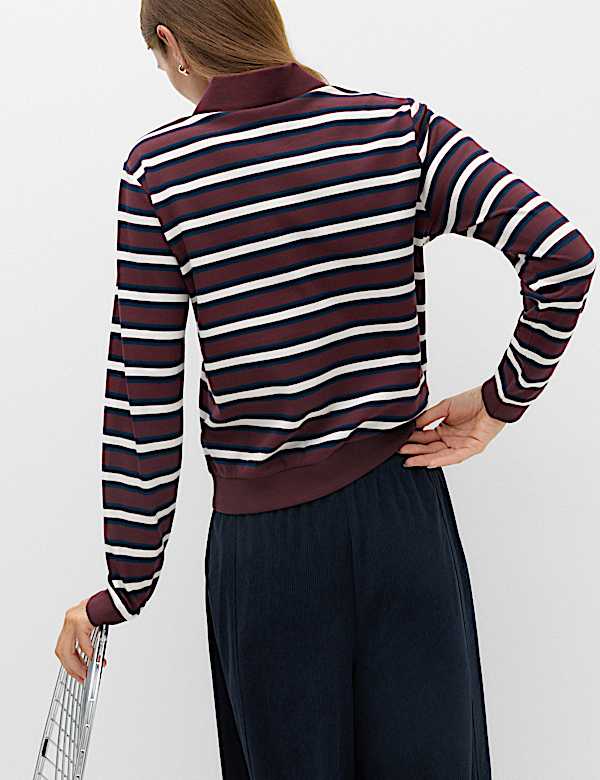 Cotton Rich Striped Rugby Top - JE