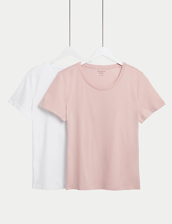 2pk Pure Cotton T-Shirt - BE