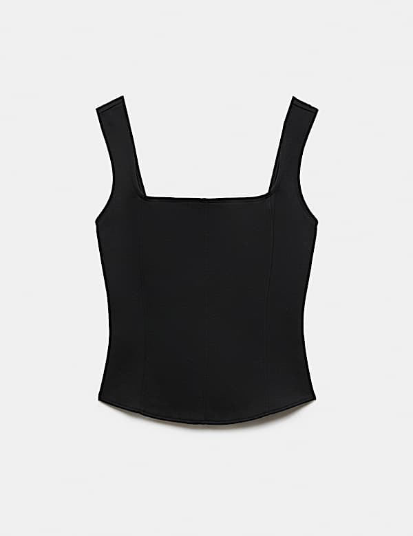 Cotton Rich Square Neck  Vest - MV