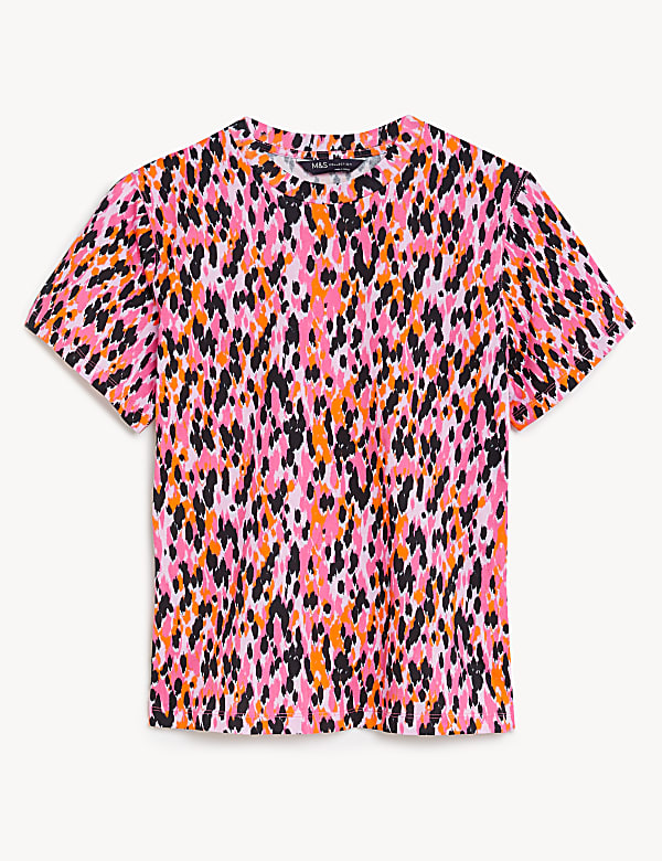 Camiseta moderna 100% algodón estampada - ES