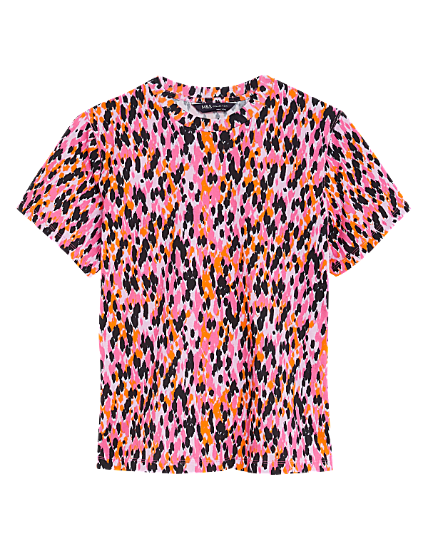 Pure Cotton Printed Modern Tee