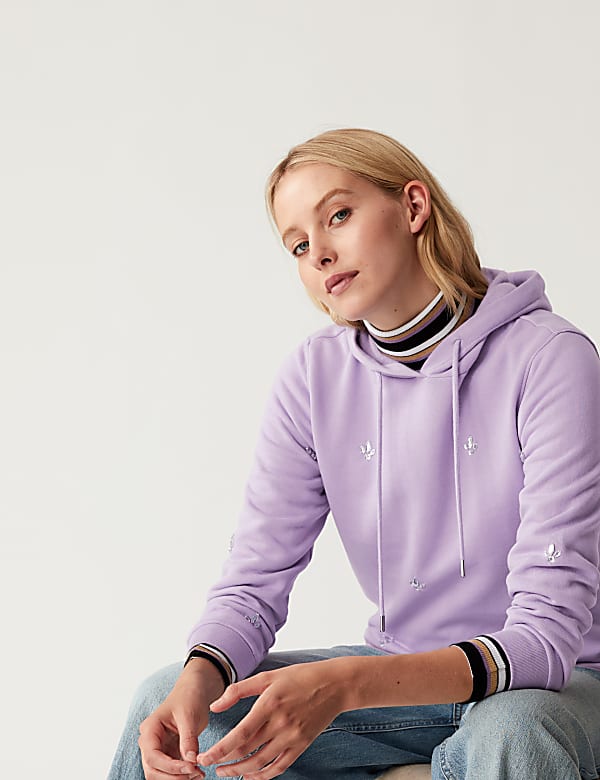 Embellished hoodie best sale