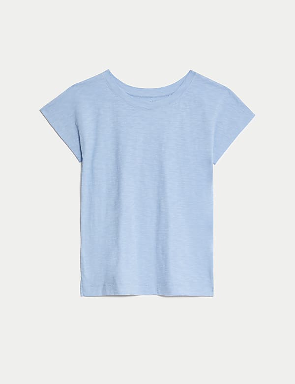 Pure Cotton Everyday Fit Slash Neck T-shirt - NZ