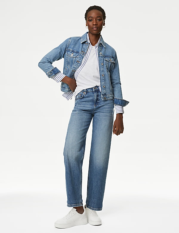 Pure Cotton Everyday Fit Slash Neck T-shirt