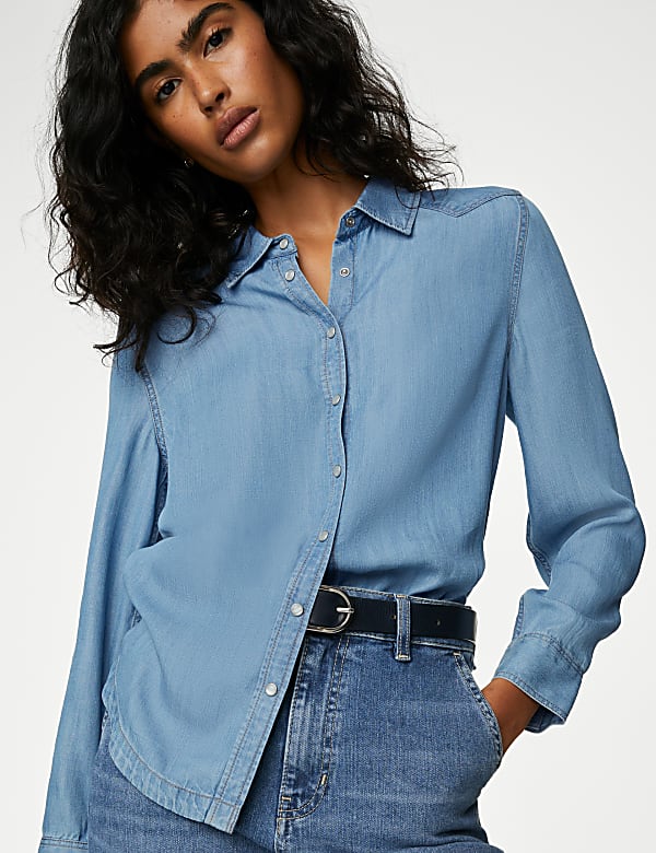 Pure Lyocell™ Collared Shirt