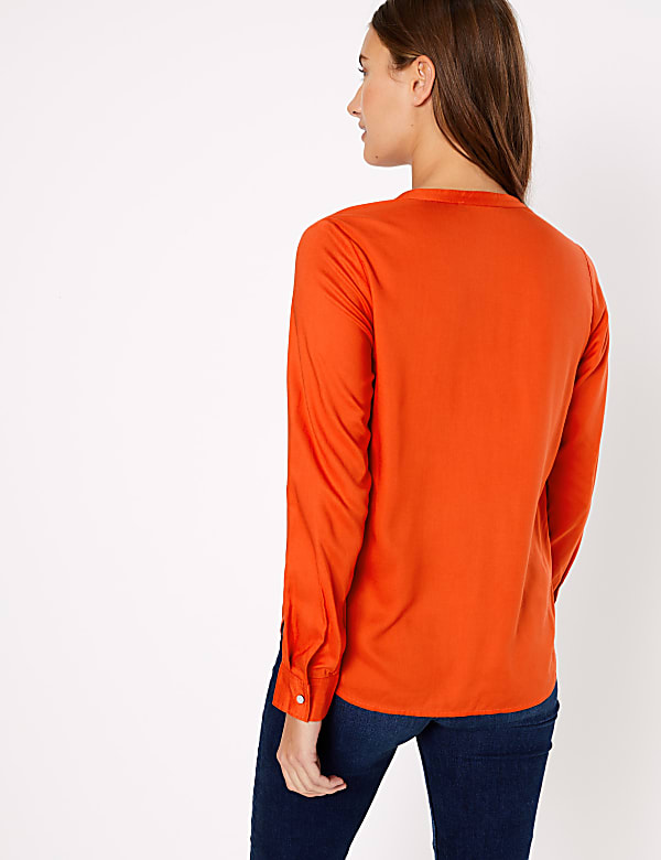 Button Detail Blouse