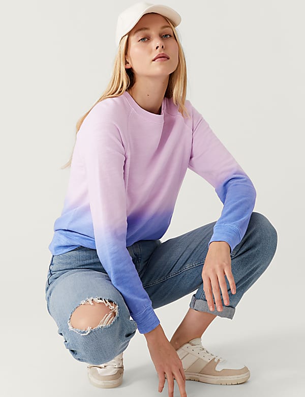 Pure Cotton Printed Sweatshirt