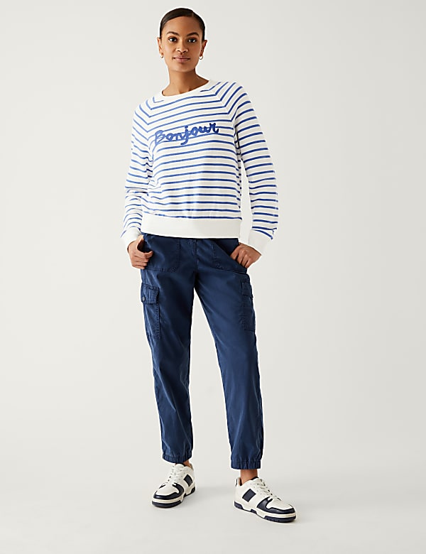 Pure Cotton Printed Sweatshirt