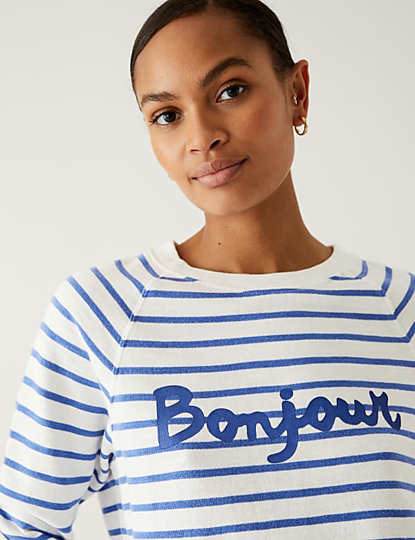 Pure Cotton Printed Sweatshirt