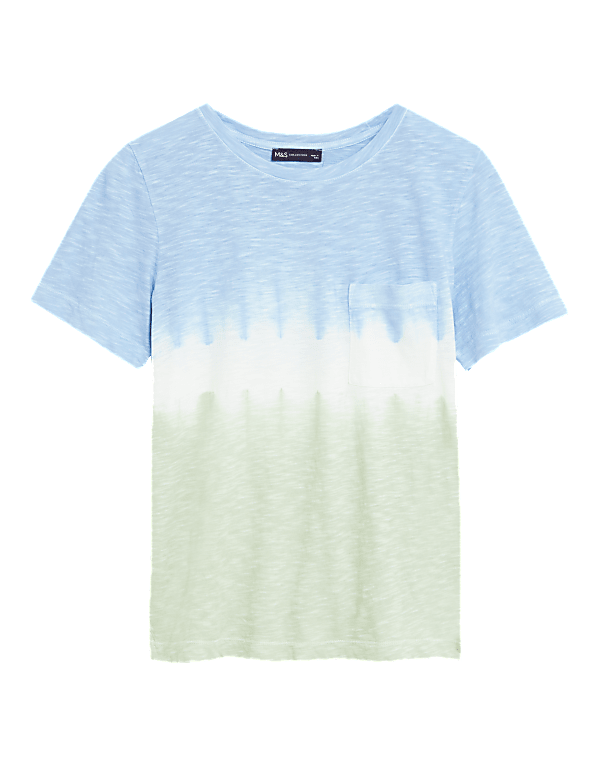 Pure Cotton Printed Pocket T-Shirt