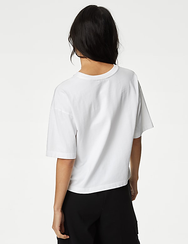 Pure Cotton Embroidered T-Shirt