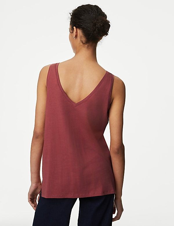 Relaxed Fit V-Neck Vest - AL