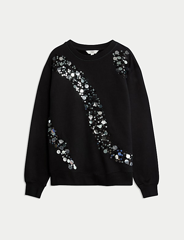 Pure Cotton Sparkly Sweatshirt - PL