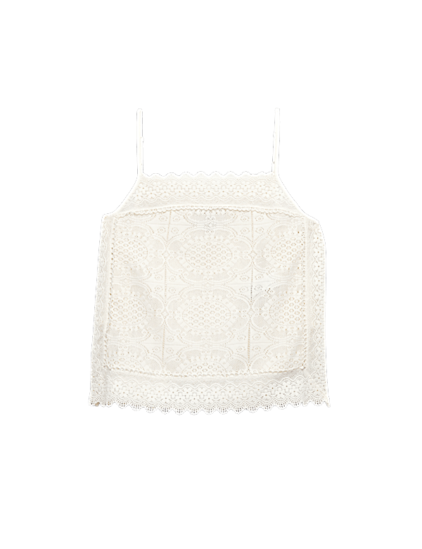 Broderie Cutwork Cami Top