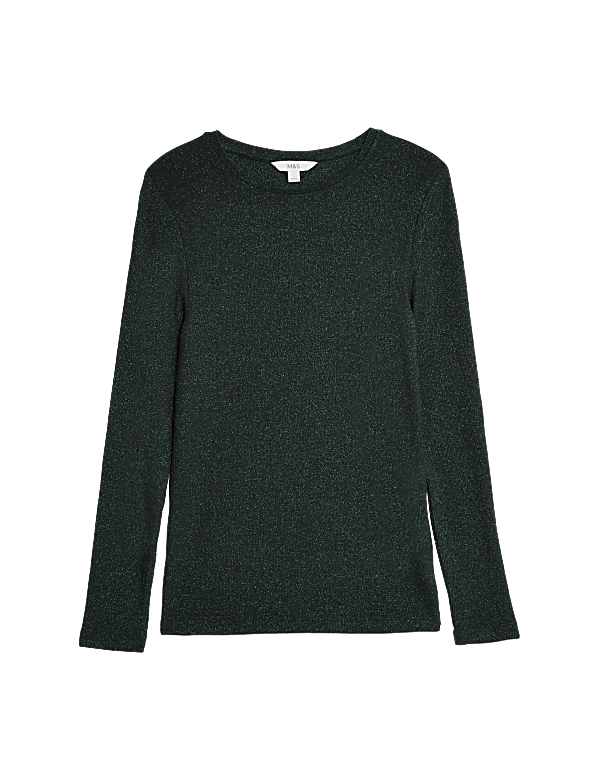 Cotton Rich Sparkly Regular Fit Top