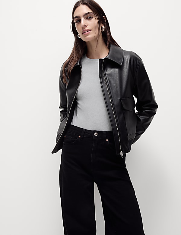 חולצה נוצצת עשירה בכותנה בגזרה רגילה - IL