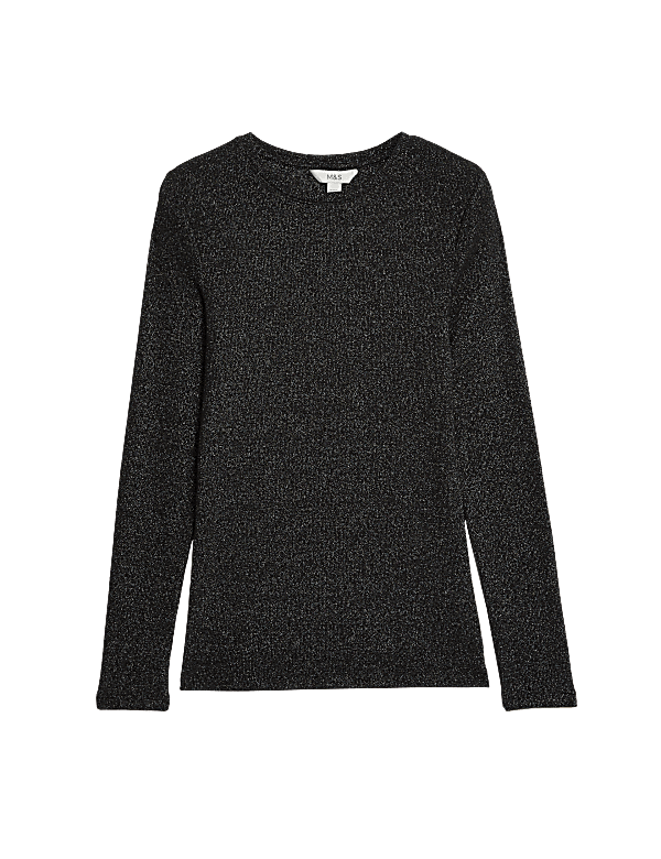 Cotton Rich Sparkly Regular Fit Top