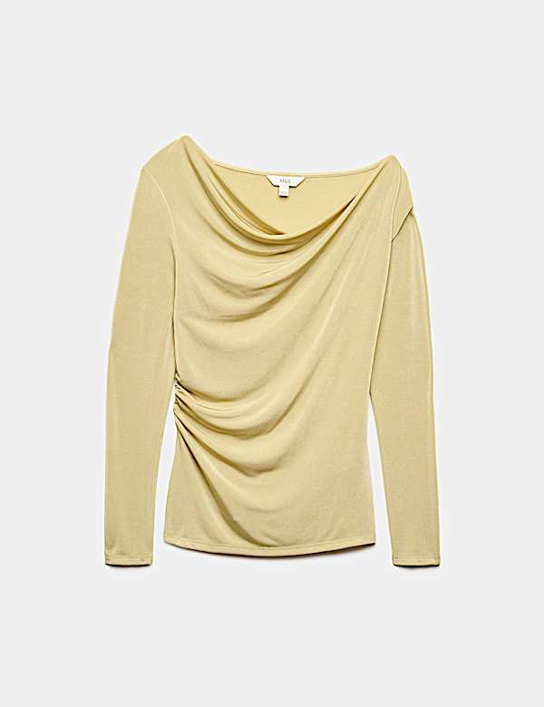 Top glamour &agrave; encolure asym&eacute;trique - CA