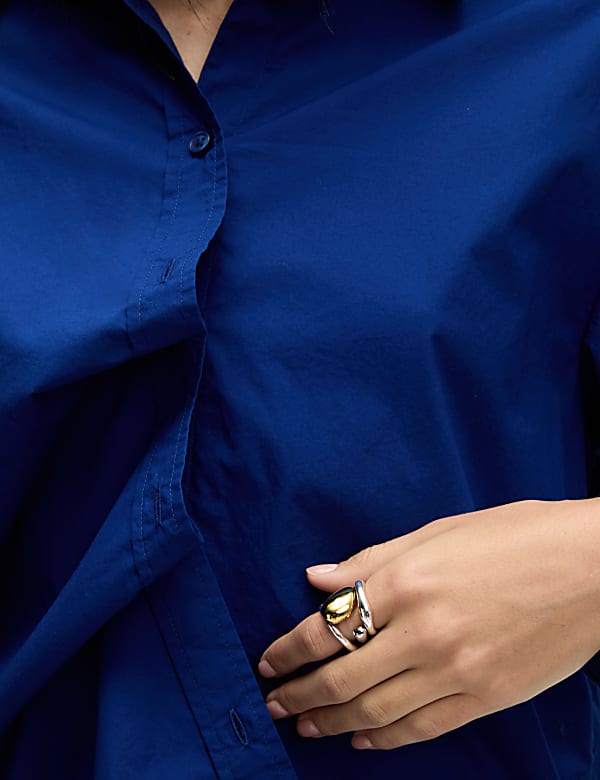 Pure Cotton Oversized Shirt