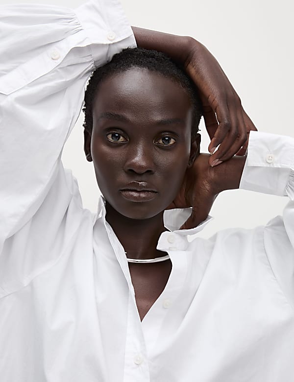 Pure Cotton Oversized Shirt
