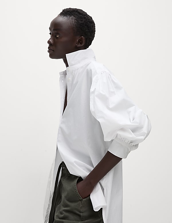 Pure Cotton Oversized Shirt