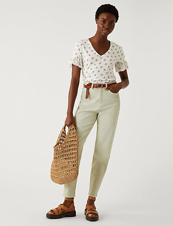 Pure Cotton Printed Top