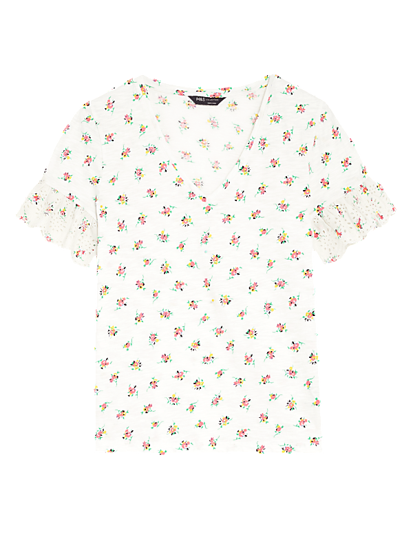 Pure Cotton Printed Top