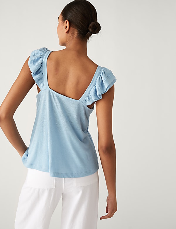 Linen Rich Vest Top