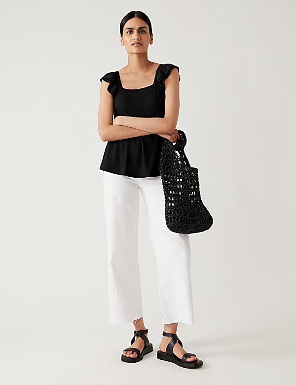 Linen Rich Vest Top