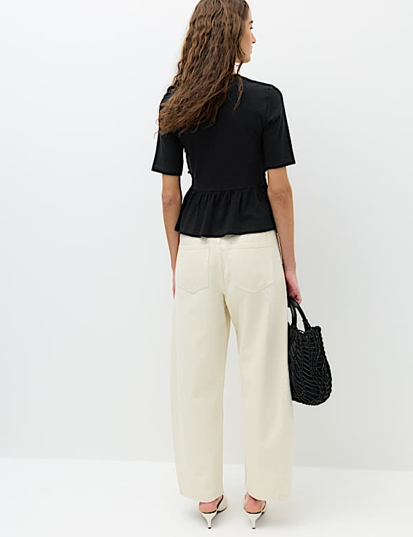 Pure Cotton Ruffle Top - CY