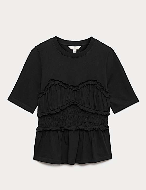 Pure Cotton Ruffle Top - CY