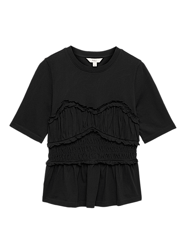 Pure Cotton Ruffle Top