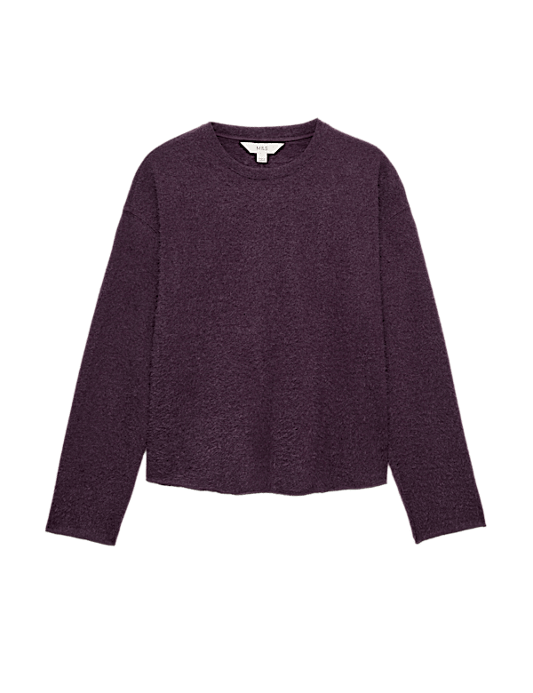 Cosy Eyelash Crew Neck Sweatshirt