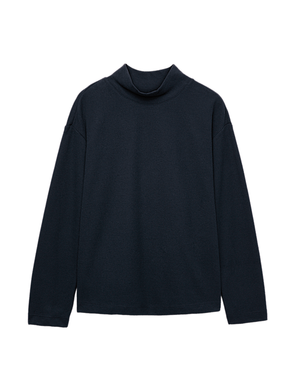 Cotton Rich Cosy Funnel Neck Top