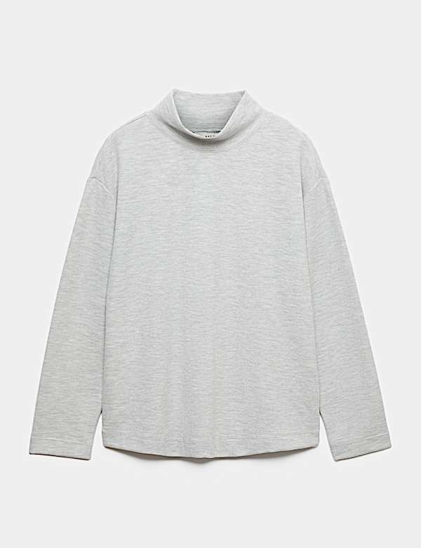 Cotton Rich Cosy Funnel Neck Top - UA