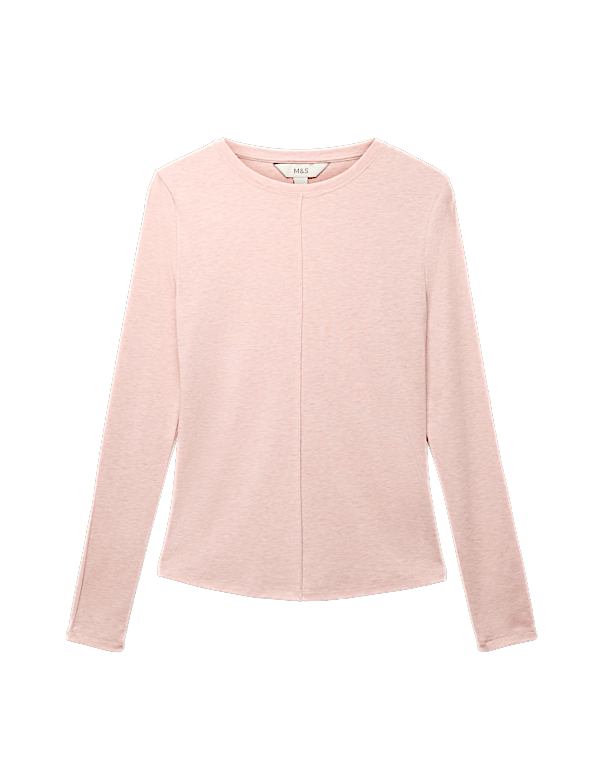 Marl Long Sleeve Top with Wool