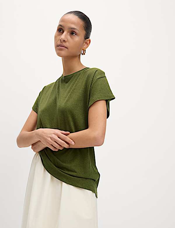 Linen Blend T-Shirt - FR