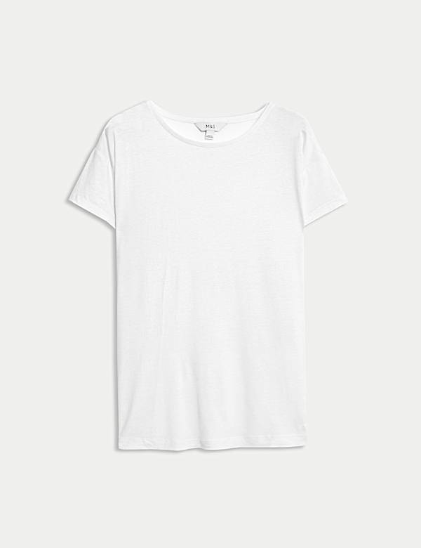 Linen Blend T-Shirt - IT