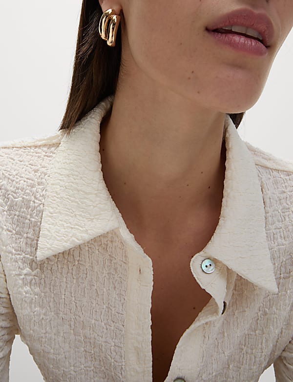 Textured Regular Fit Top