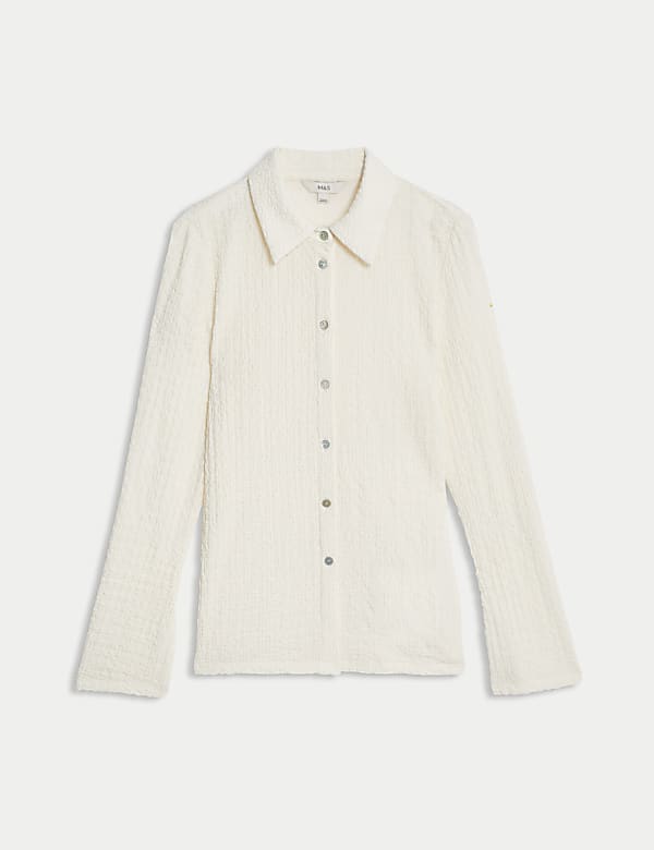 Haut coupe standard &agrave; motif textur&eacute; - LU