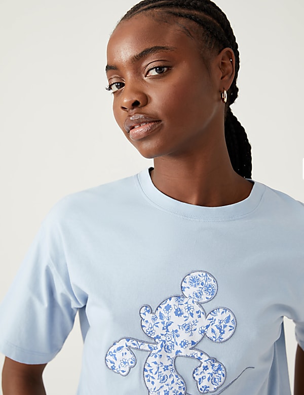 Pure Cotton Mickey Mouse™ Oversized T-Shirt