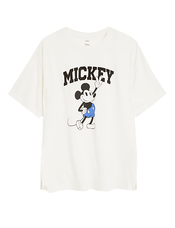 Pure Cotton Mickey Mouse™ Oversized T-Shirt