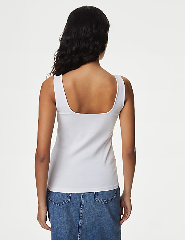 Pure Cotton Fitted Vest