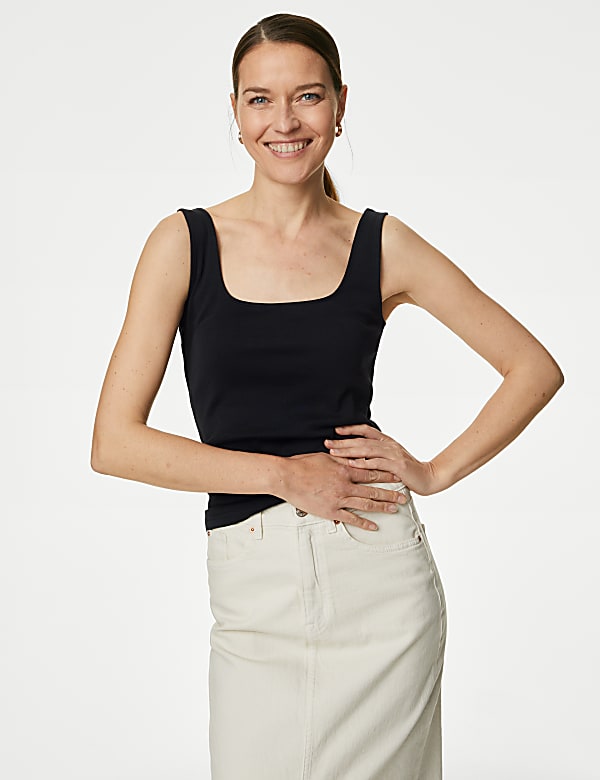 Pure Cotton Fitted Vest