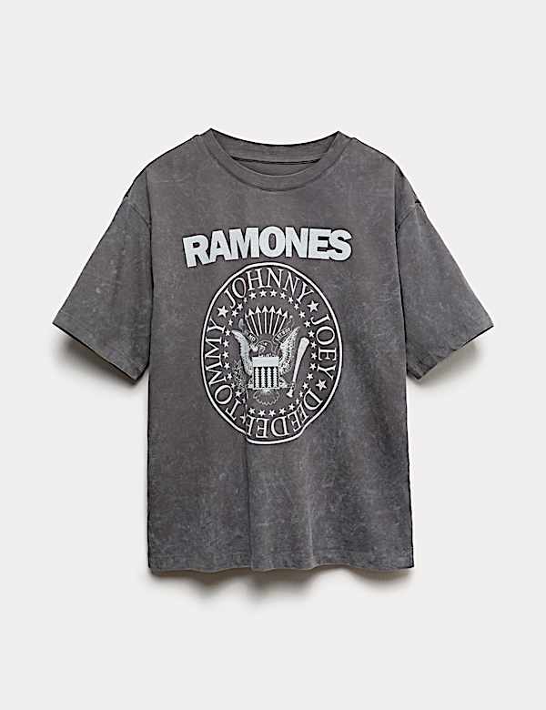 Pure Cotton Oversized Band T-Shirt - CA