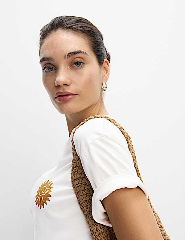 Pure Cotton Graphic Oversized T-Shirt